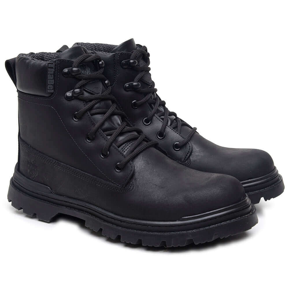 Bota de Trabalho Worker ThaBel Preto com CA