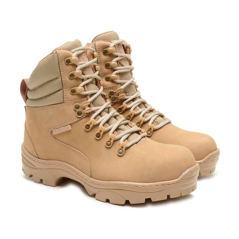 Bota Tática ThaBel Highlander Anti Perfuro Desert com CA