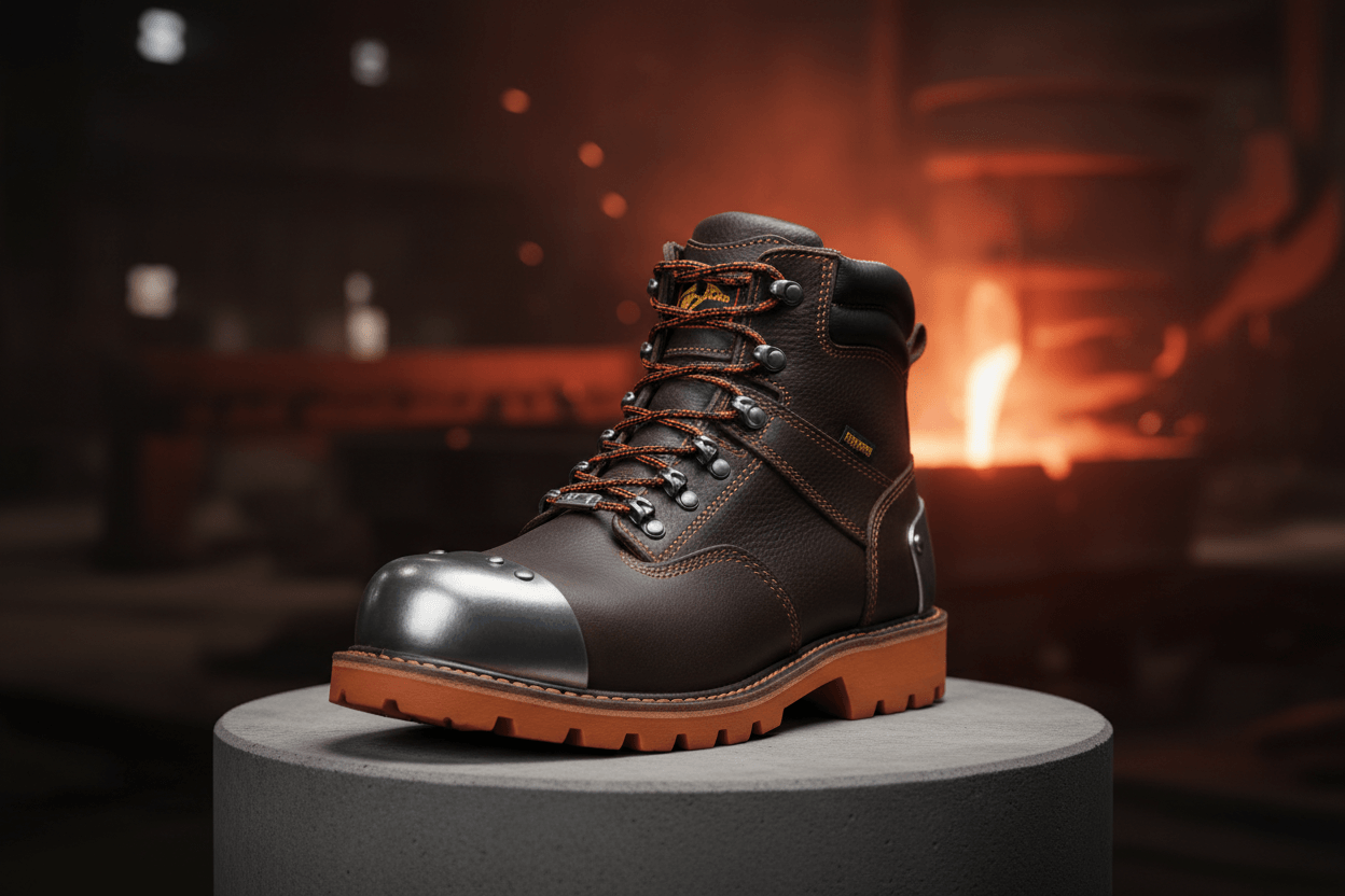 Bota para trabalho em siderurgia e metalurgia