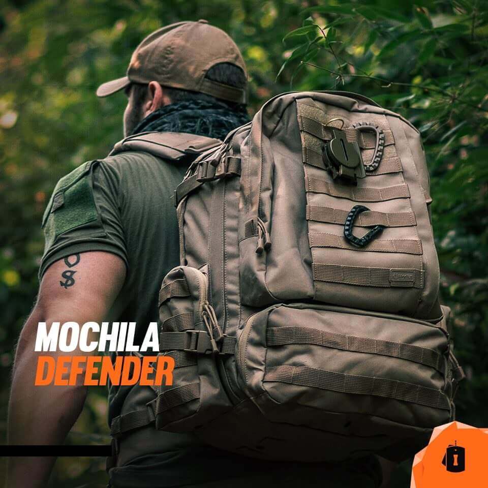 Conheça as mochilas Invictus: mochila Defender para atividades outdoor e aventura