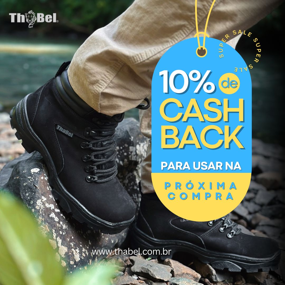 Botina Masculina Impermeável: Proteção e Estilo com 10% de cash back na próxima compra.