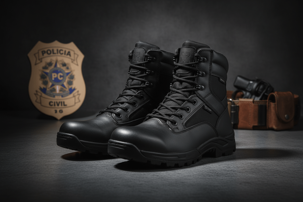 Coturno para polícia civil: requisitos e melhores opções