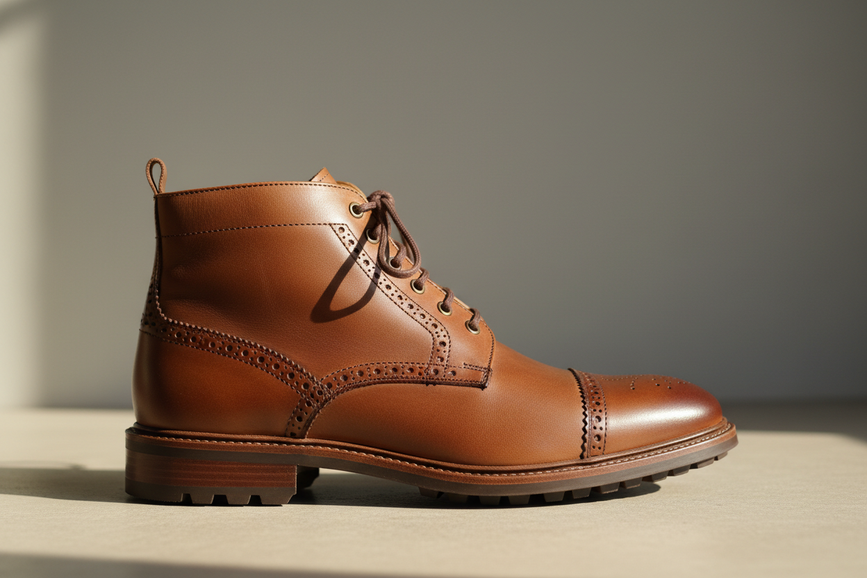 Bota de couro masculina para o dia a dia: conforto e estilo