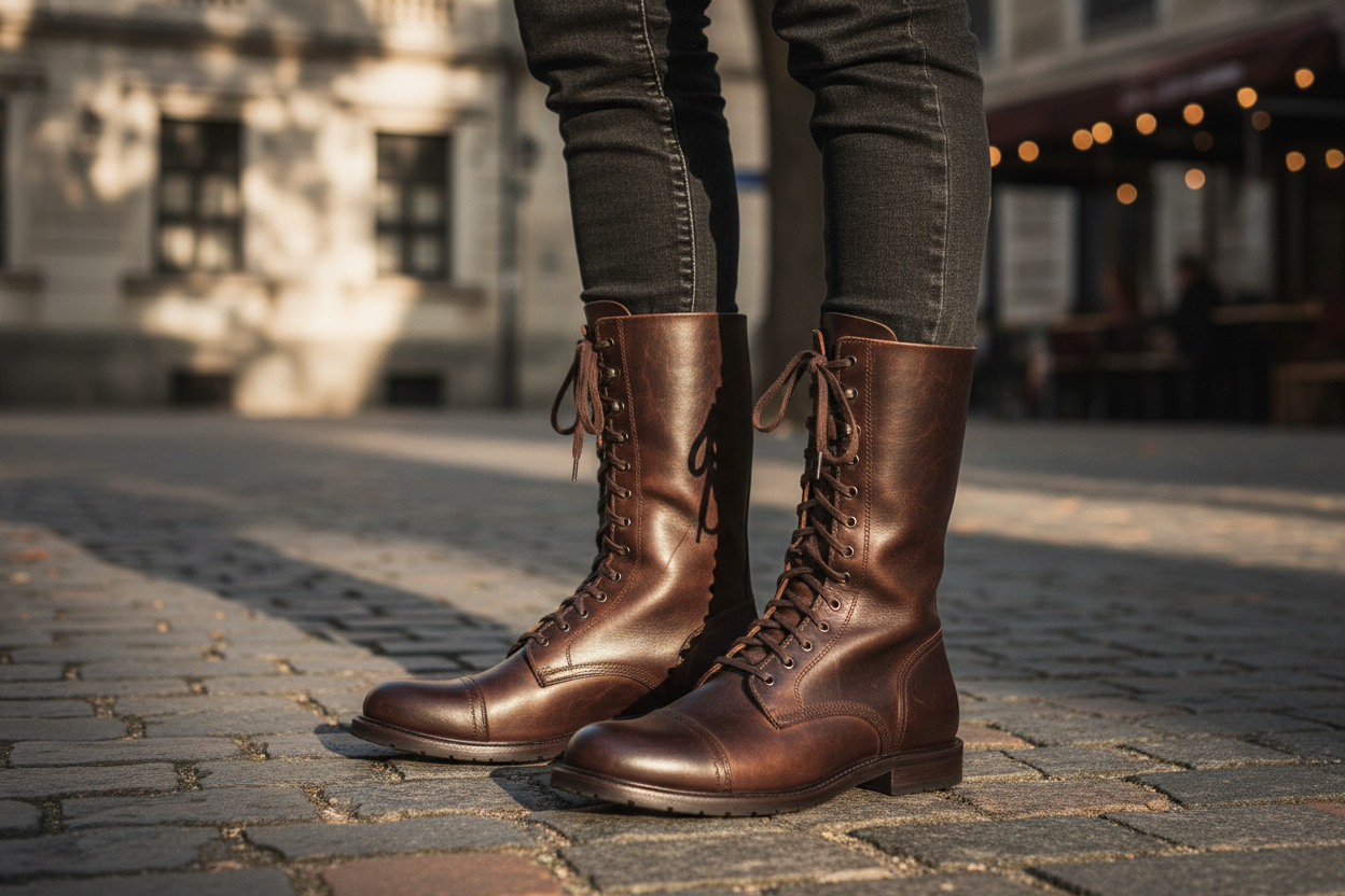Bota masculina de couro cano alto: por que é a melhor opção