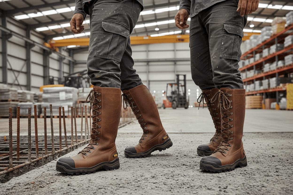 Botas de segurança cano longo: proteção máxima para quem enfrenta riscos