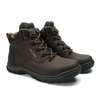Bota Masculina de Couro para Trabalho e Trilha ThaBel Hunter Marrom com CA (Pré-venda: envio após 30/09)