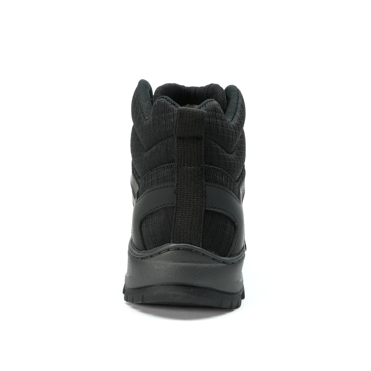 Bota de Trilha Masculina Leve ThaBel Land Trail Nylon Preta com CA vista traseira
