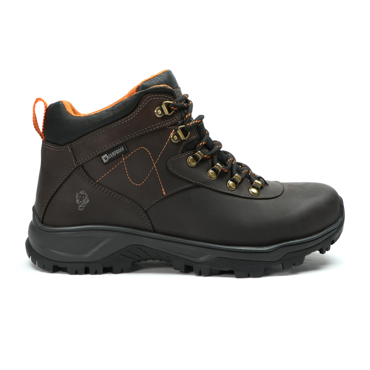 Bota Impermeável Masculina ThaBel Poseidon Trilha e Trabalho Marrom com CA