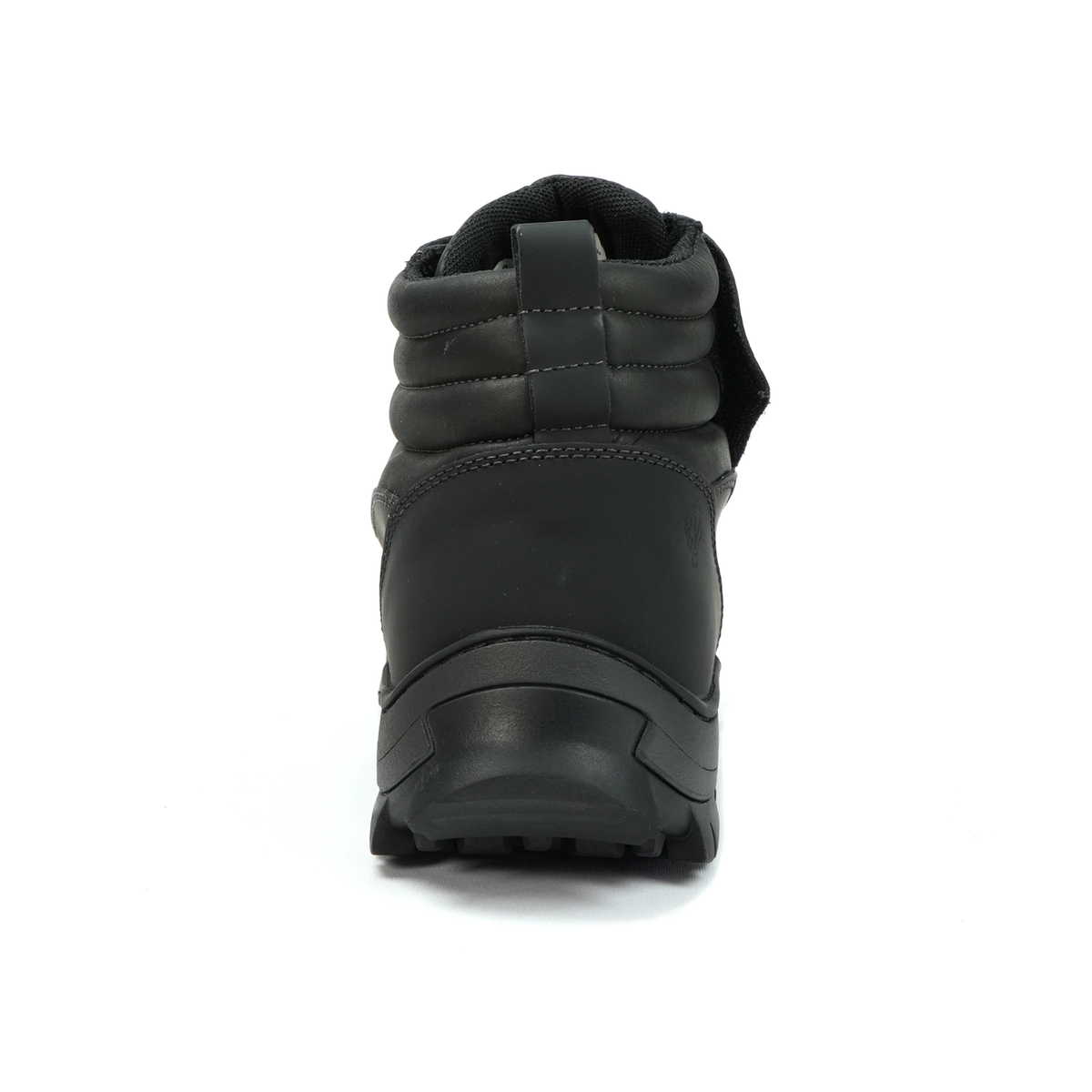 Bota Motociclista Masculina ThaBel Road Trail Velcro Preta com CA - vista traseira.