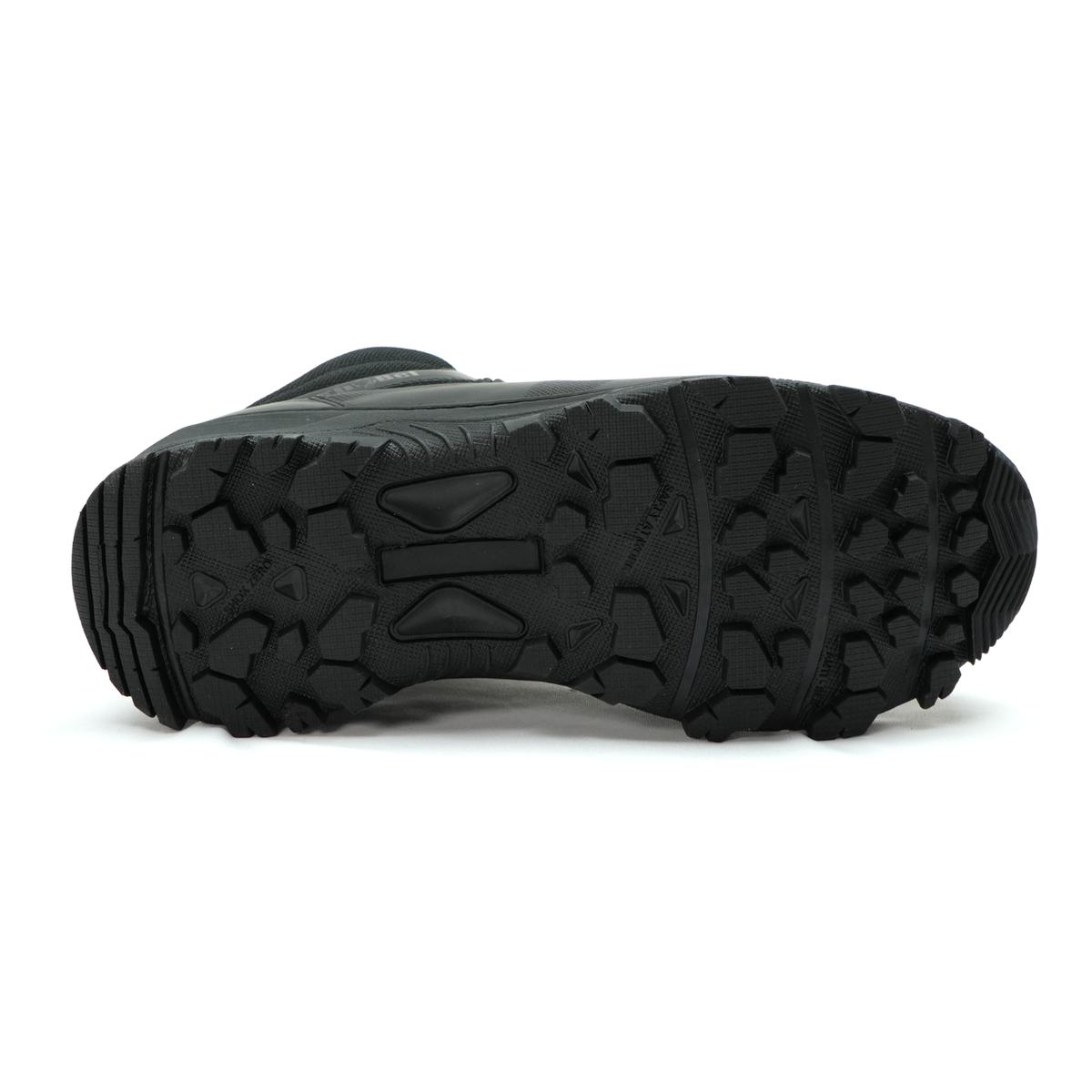 Bota de Trilha Masculina Cano Médio ThaBel Tracker Couro e Nylon Preta com CA - solado de borracha tratorado.