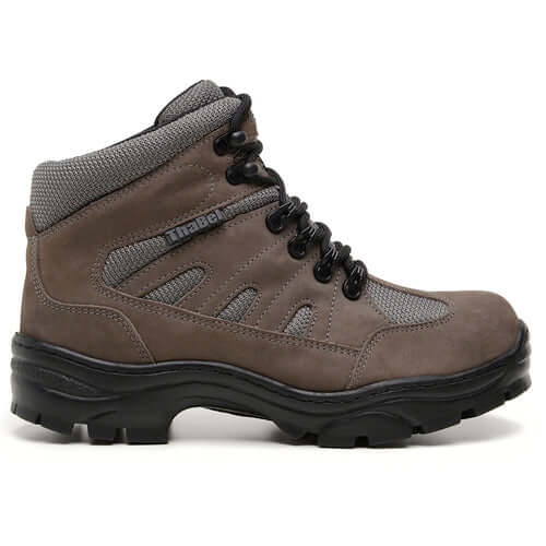 Bota Adventure Thabel ThunderBel Anti Perfuro Cinza com CA em fundo branco