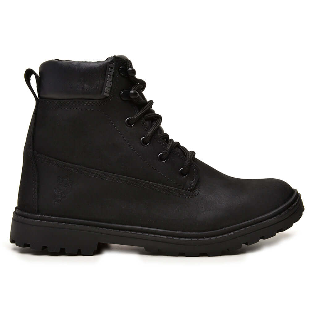 Bota Impermeável Work ThaBel Storm Anti Perfuro Preta com CA, bota tática, masculina, coturno militar, segurança e conforto