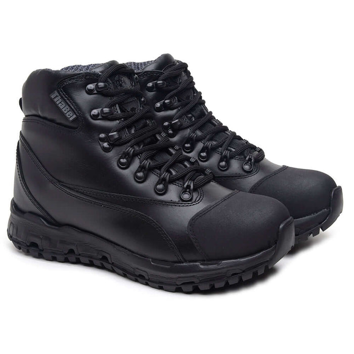 Bota Masculina Dry Steep ThaBel Impermeável Preta, bota tática e coturno masculino resistente, bota de trabalho confortável, calçado masculino.