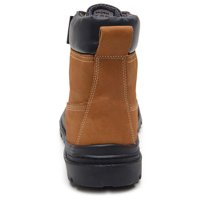 Bota Masculina Worker ThaBel Yellow com CA - vista traseira da bota tática, ideal para segurança e estilo.