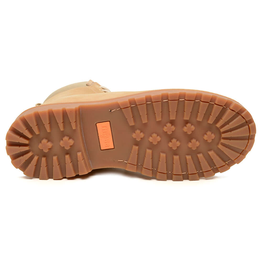 Sola da Bota de Segurança Masculina ThaBel Easy Bel com Zíper Desert com CA, mostrando resistência e aderência para trilhas e uso diário.