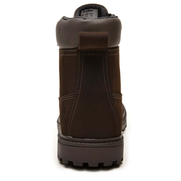 Bota de Segurança Masculina ThaBel Easy Bel com Zíper Marrom com CA, coturno resistente e confortável