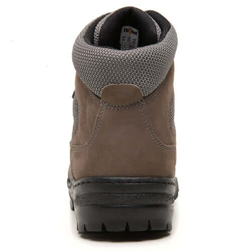 Bota Adventure Thabel ThunderBel Anti Perfuro Cinza com CA vista traseira mostrando design moderno e resistente.
