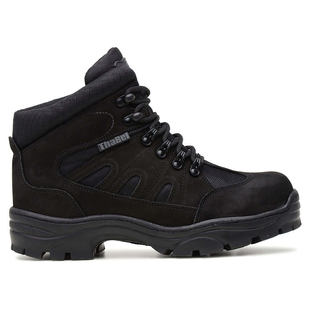 Bota Militar Thabel ThunderBel Anti Perfuro Preta com CA - calçado tático robusto e confortável