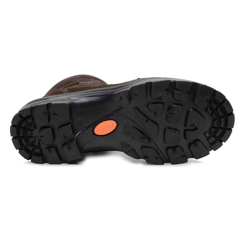 Sola da Bota Tática Thabel ThunderBel Anti Perfuro Marrom com CA, ideal para proteção e conforto.