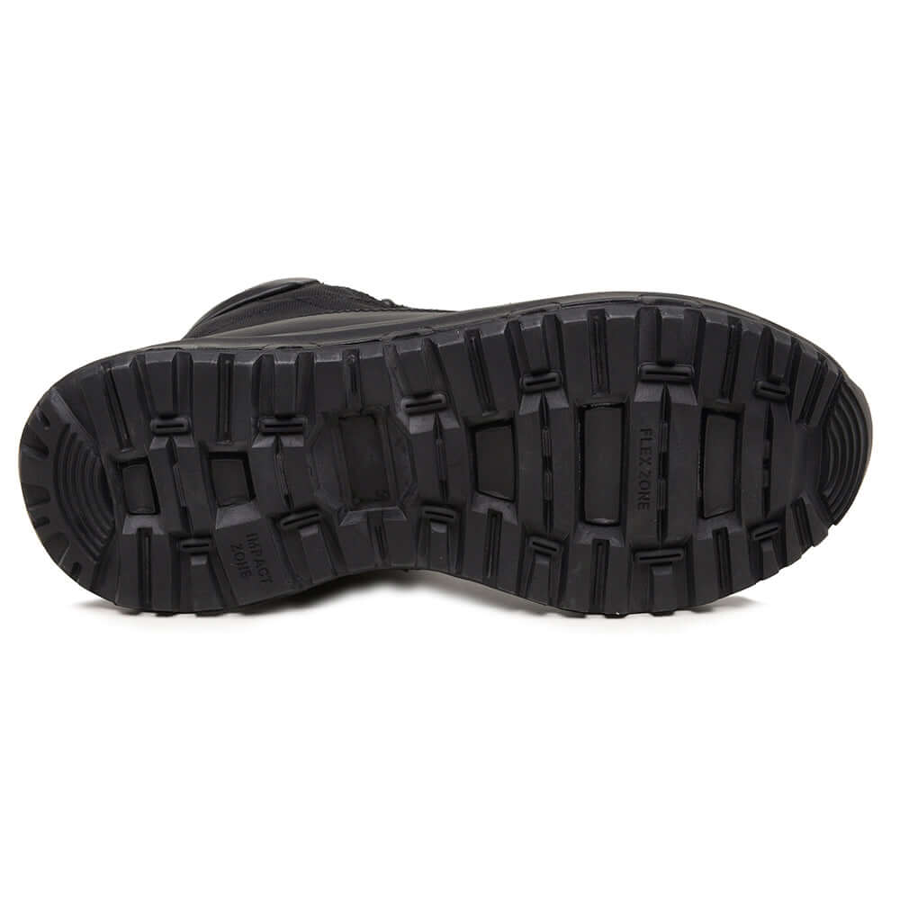 Sola da Bota de Trilha Masculina ThaBel Hiker Pro Impermeável Preta, design antiderrapante para trilhas e aventuras outdoor.