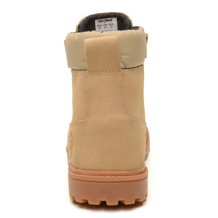 Bota de Segurança Masculina ThaBel Easy Bel com Zíper Desert com CA vista traseira