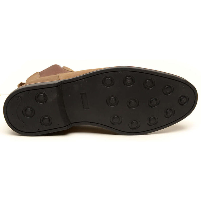 Sola da Botina Masculina Anti Perfuro ThaBel Horse Coyote para resistência e durabilidade em bota de segurança e trabalho.