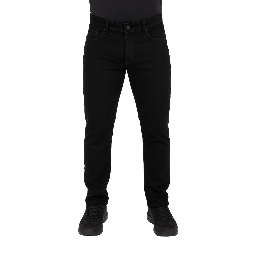 Calça Jeans Gray Man ThaBel Phantom Preto com estilo e resistência, ideal para discrição e mobilidade.
