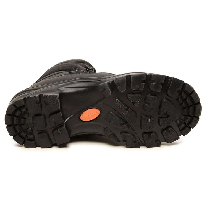 Sola da Bota Coturno Militar Masculino Impermeável Anti Perfuro ThaBel Patrol Preto com CA, bota tática resistente e confortável.