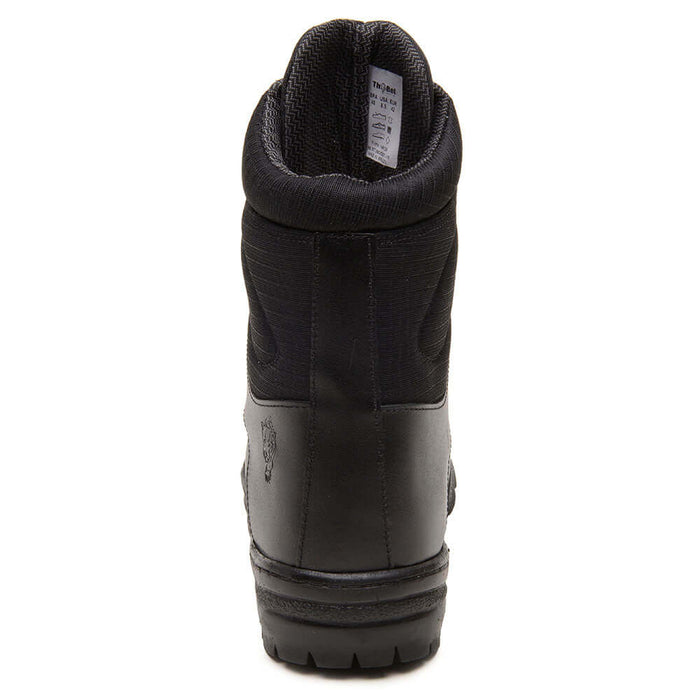 Coturno Tático Masculino ThaBel Invader Anti Perfuro Preto com CA bota tática militar resistente e confortável vista traseira