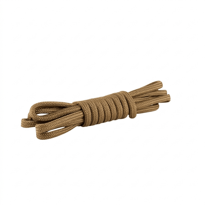 Cadarço para Botas e Sapatos em tom beige, ideal para estilo e durabilidade.
