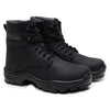 Bota Masculina de Couro Gaia Preta com CA