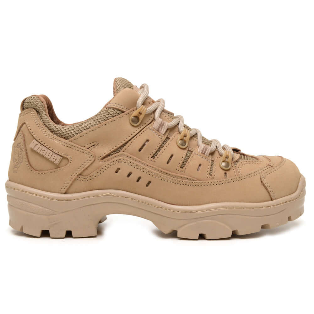 Tênis Masculino Adventure ThaBel Urban Trail Desert, bota tática resistente e confortável para trilhas e aventuras urbanas