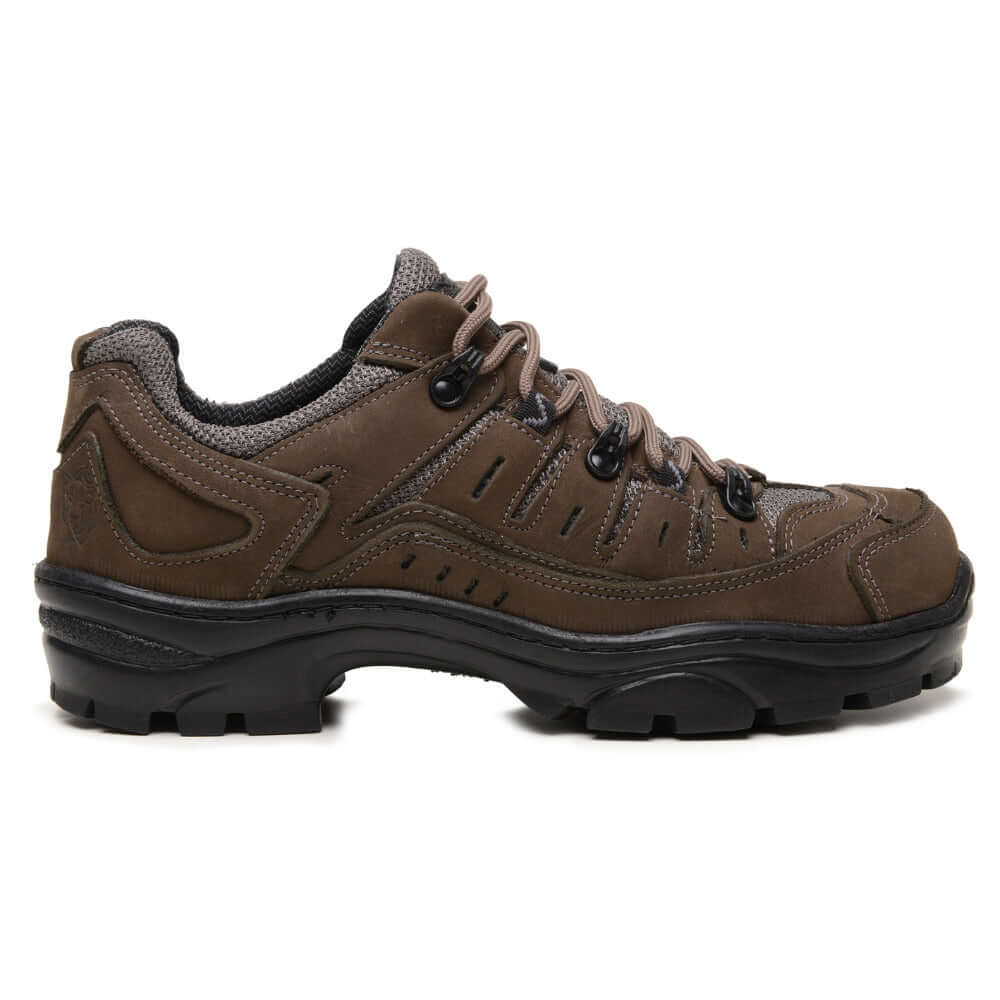 Tênis Masculino Casual ThaBel Urban Trail Cinza, bota tática resistente, ideal para aventuras urbanas e trilhas, design confortável.